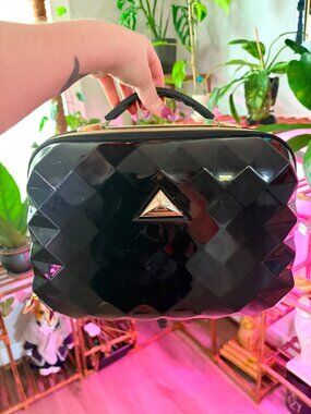 Triforce Hardside Beauty Case Black Cosmetic Train Case TravelOrganizer Dillards